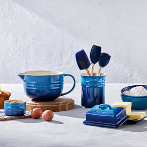 Le Creuset Azure Stoneware Small Utensil Jar